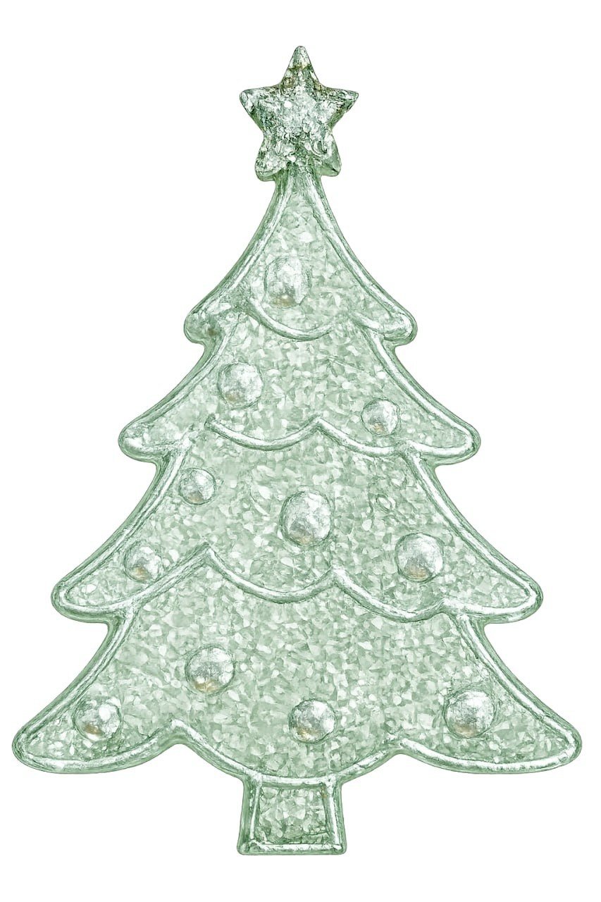 Large Christmas Tree Silicone Mold with Crystal Texture - Ideas Decor Shop