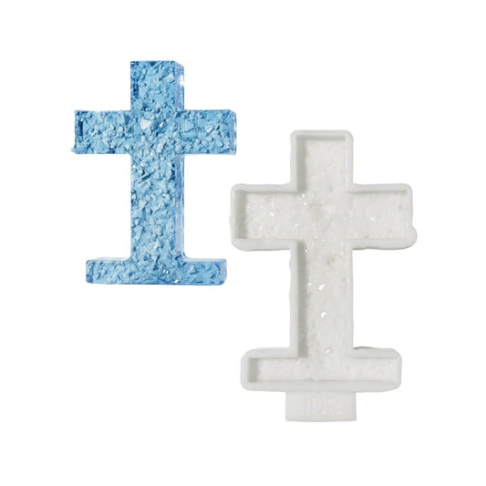 Large Crystal Cross Silicone Mold - Ideas Decor Shop