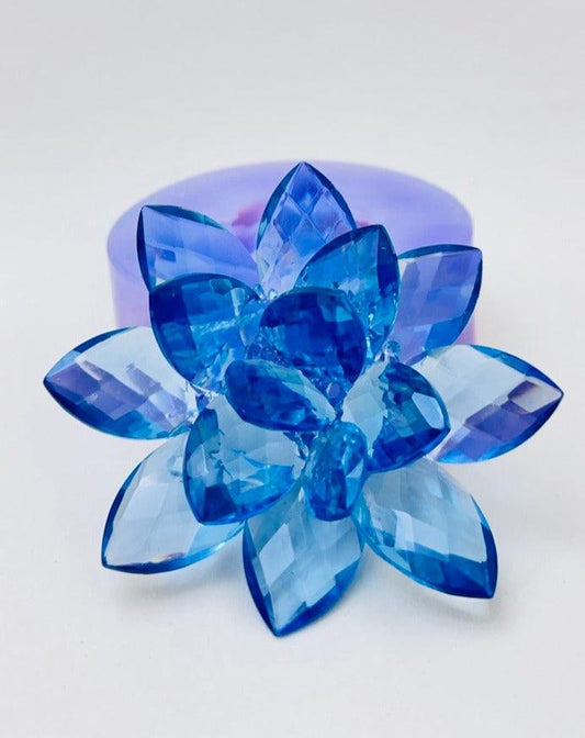 Large Crystal Flower Mold for Epoxy Resin and DIY Craft Projects - Ideas Decor Shop