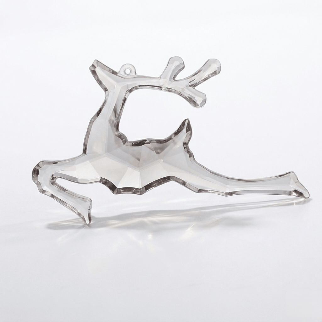 Large Crystal Reindeer Silicone Mold - Ideas Decor Shop