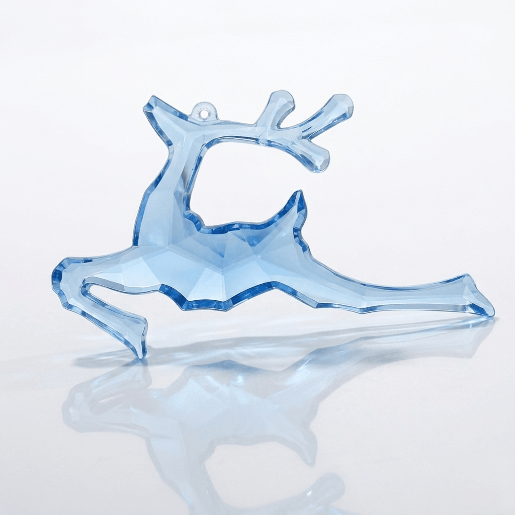 Large Crystal Reindeer Silicone Mold - Ideas Decor Shop