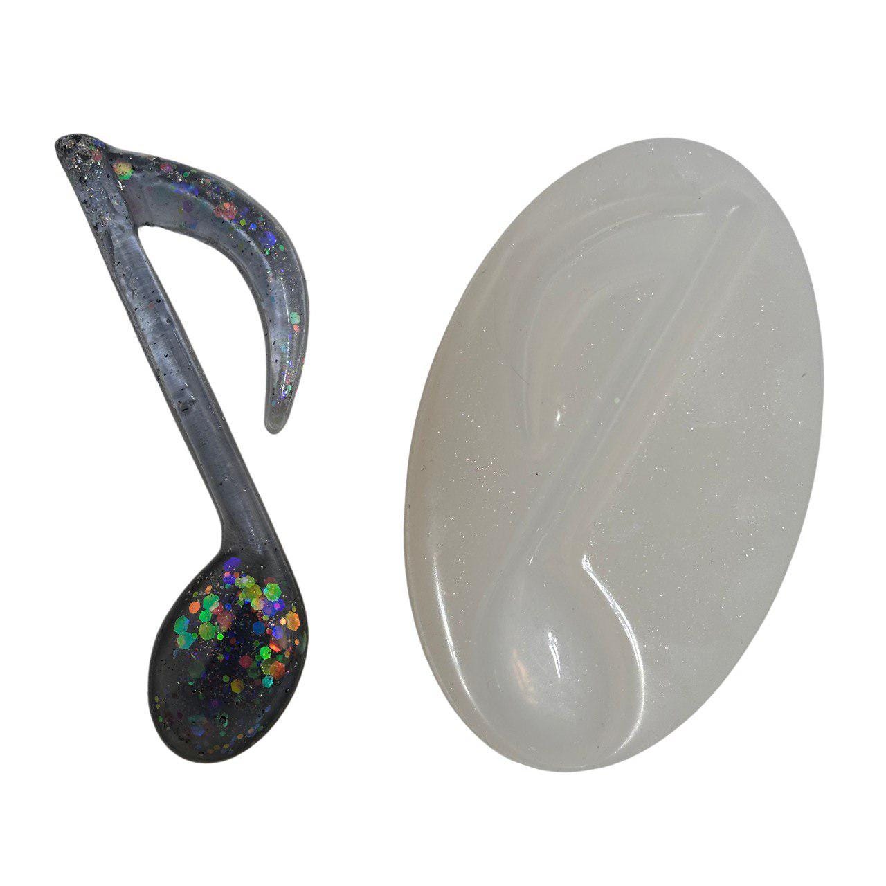 Large Decorative Musical Note Silicone Mould - Ideas Decor Shop