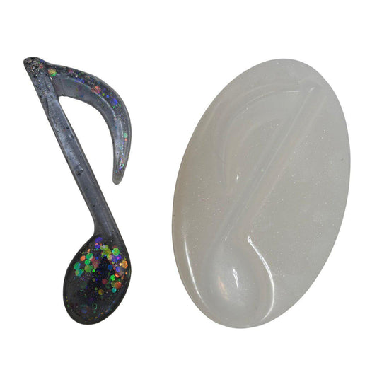 Large Decorative Musical Note Silicone Mould - Ideas Decor Shop