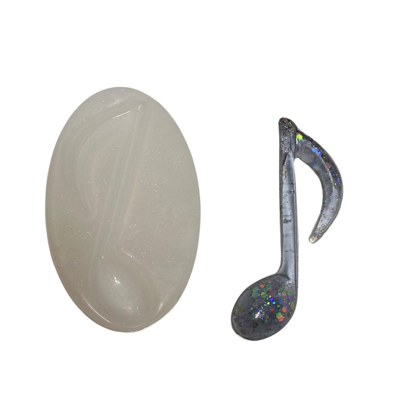 Large Decorative Musical Note Silicone Mould - Ideas Decor Shop