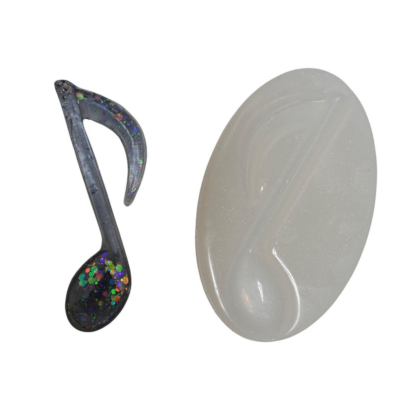 Large Decorative Musical Note Silicone Mould - Ideas Decor Shop
