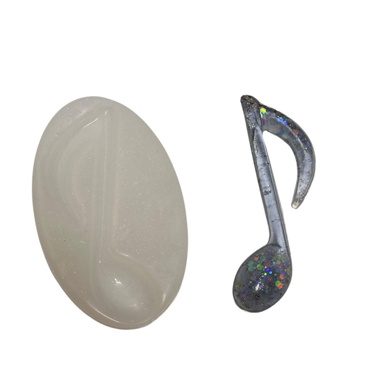 Large Decorative Musical Note Silicone Mould - Ideas Decor Shop