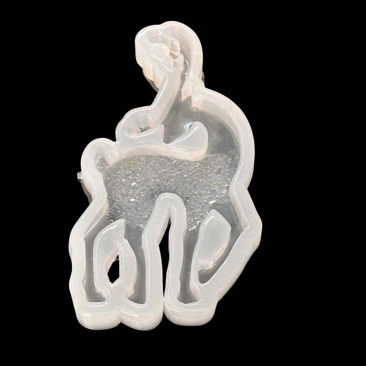 Large Druzy Christmas Deer Silicone Mold - Ideas Decor Shop