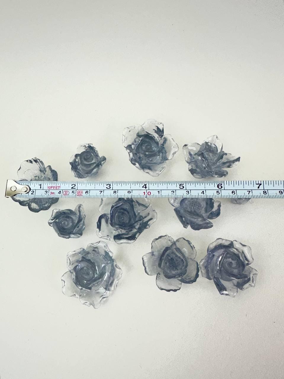Large Floral Set 3D Silicone Resin Molds - 11 Small Flower Designs - Ideas Decor Shop
