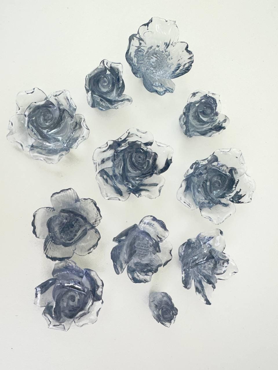 Large Floral Set 3D Silicone Resin Molds - 11 Small Flower Designs - Ideas Decor Shop