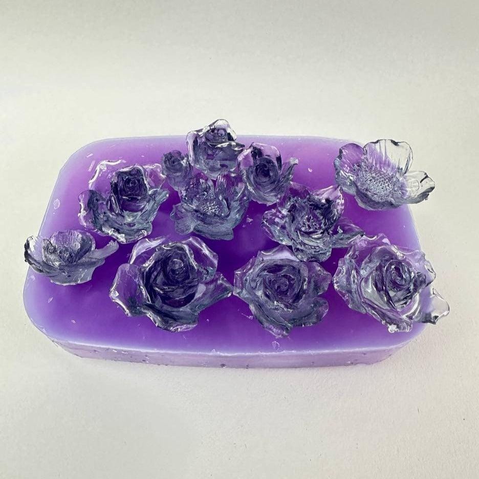 Large Floral Set 3D Silicone Resin Molds - 11 Small Flower Designs - Ideas Decor Shop