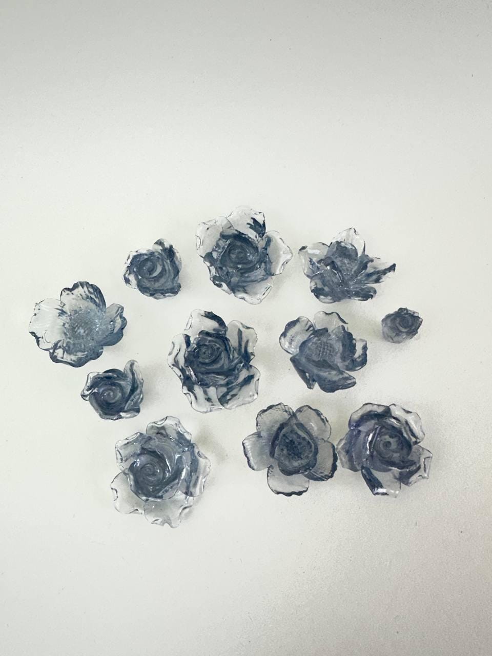 Large Floral Set 3D Silicone Resin Molds - 11 Small Flower Designs - Ideas Decor Shop