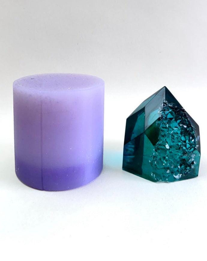 Large Geode Crystal Silicone Mold for Resin and Candle Making - Ideas Decor Shop