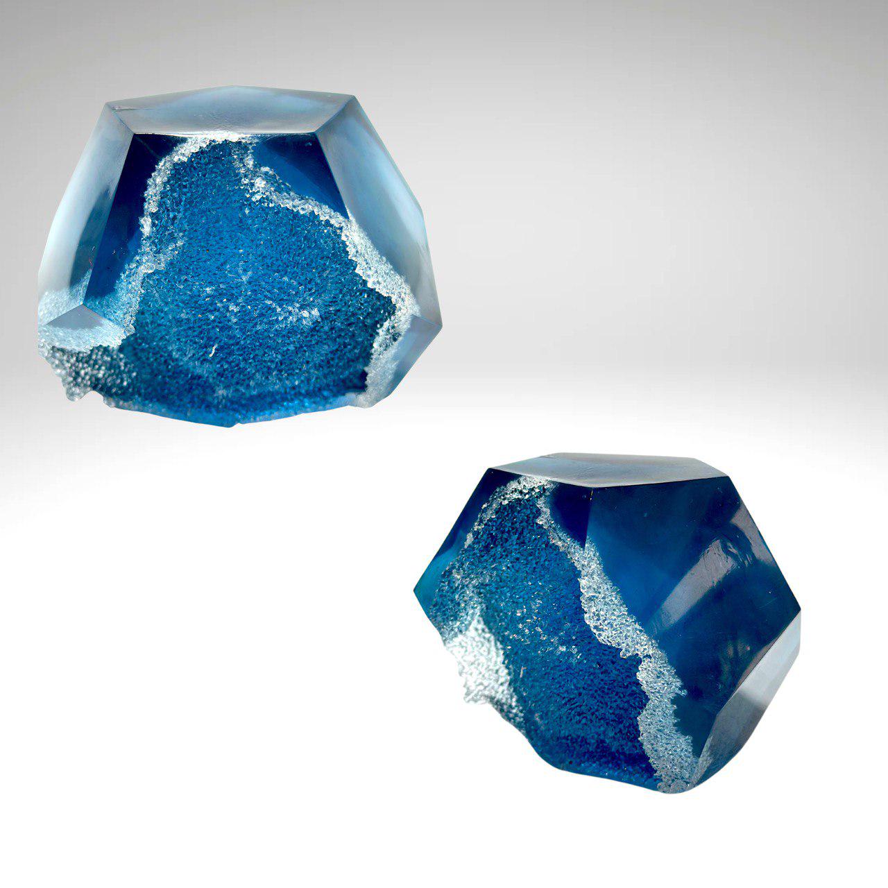 Large Geode Crystal Silicone Mold for Resin Crafting - Faceted Sphere Shape - Ideas Decor Shop