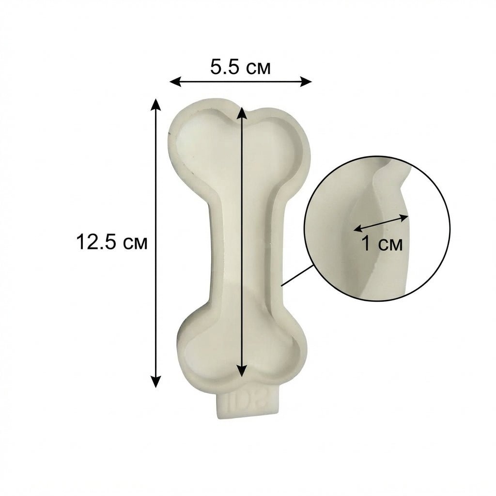 Large Glossy Bone Silicone Mold for Resin - Ideas Decor Shop