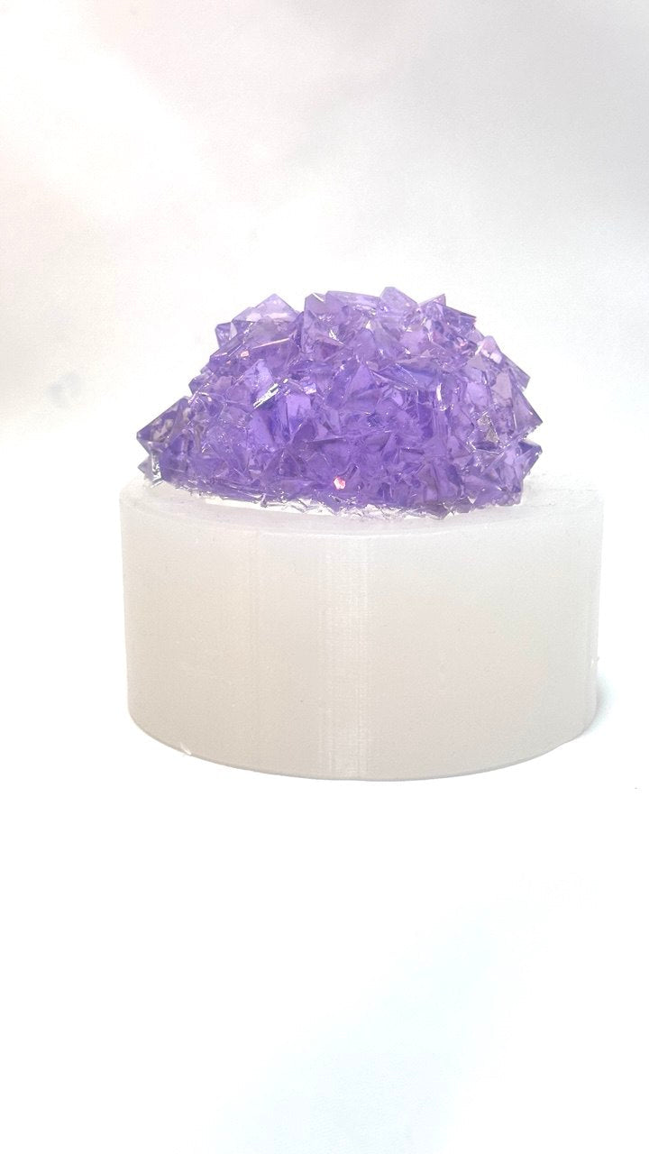 Large Luxury Crystal Cluster Silicone Mold - Ideas Decor Shop