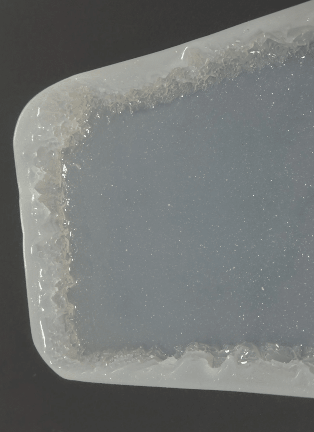 Large Rectangular Silicone Tray Mold Featuring Exquisite Crystal Edges - Ideas Decor Shop