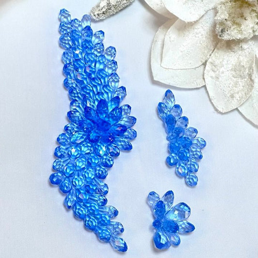 Large Set of 3 Crystal ClusterSilicone Mold for Resin - Ideas Decor Shop