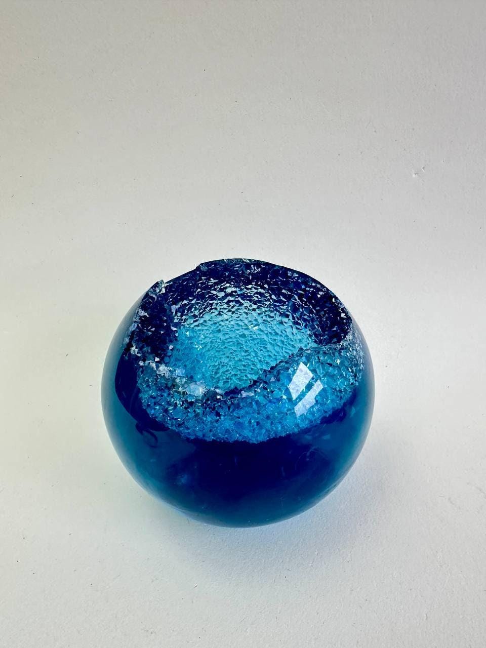 Large Silicone Resin Mold for DIY Crystal Geode Spheres - Ideas Decor Shop