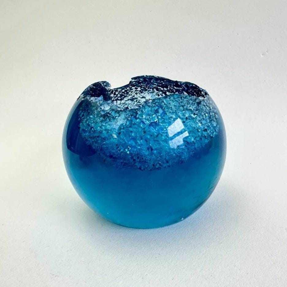 Large Silicone Resin Mold for DIY Crystal Geode Spheres - Ideas Decor Shop