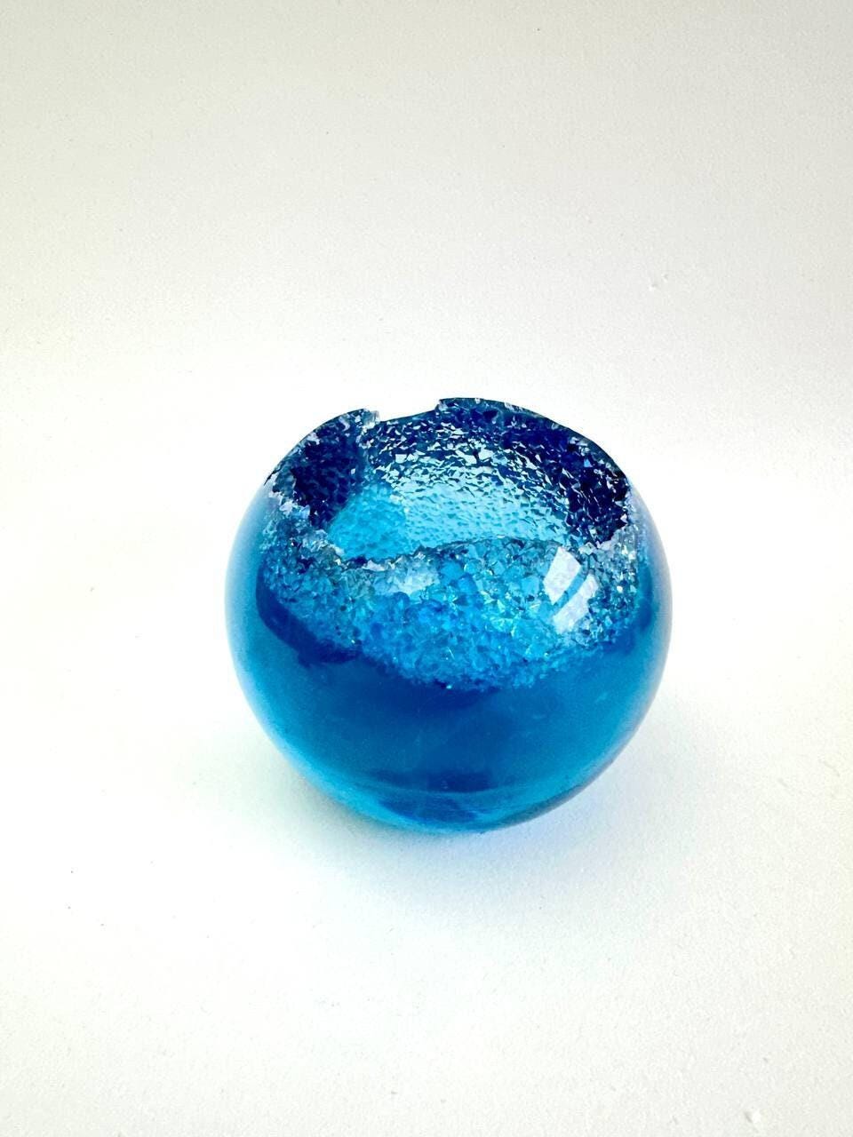 Large Silicone Resin Mold for DIY Crystal Geode Spheres - Ideas Decor Shop
