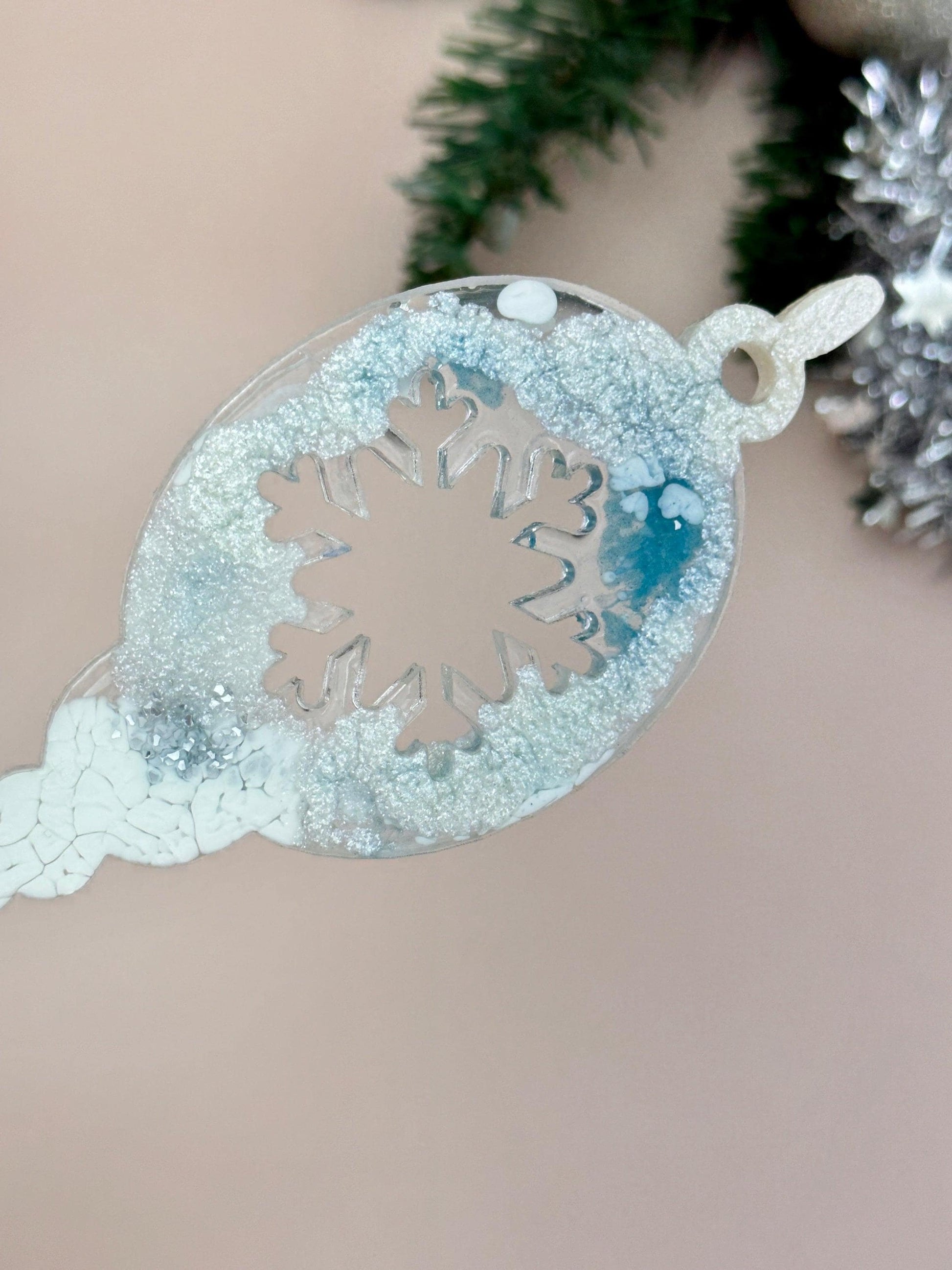 Large Snowflake Silicone Mold for Festive Candle Making and Christmas Decor - Ideas Decor Shop