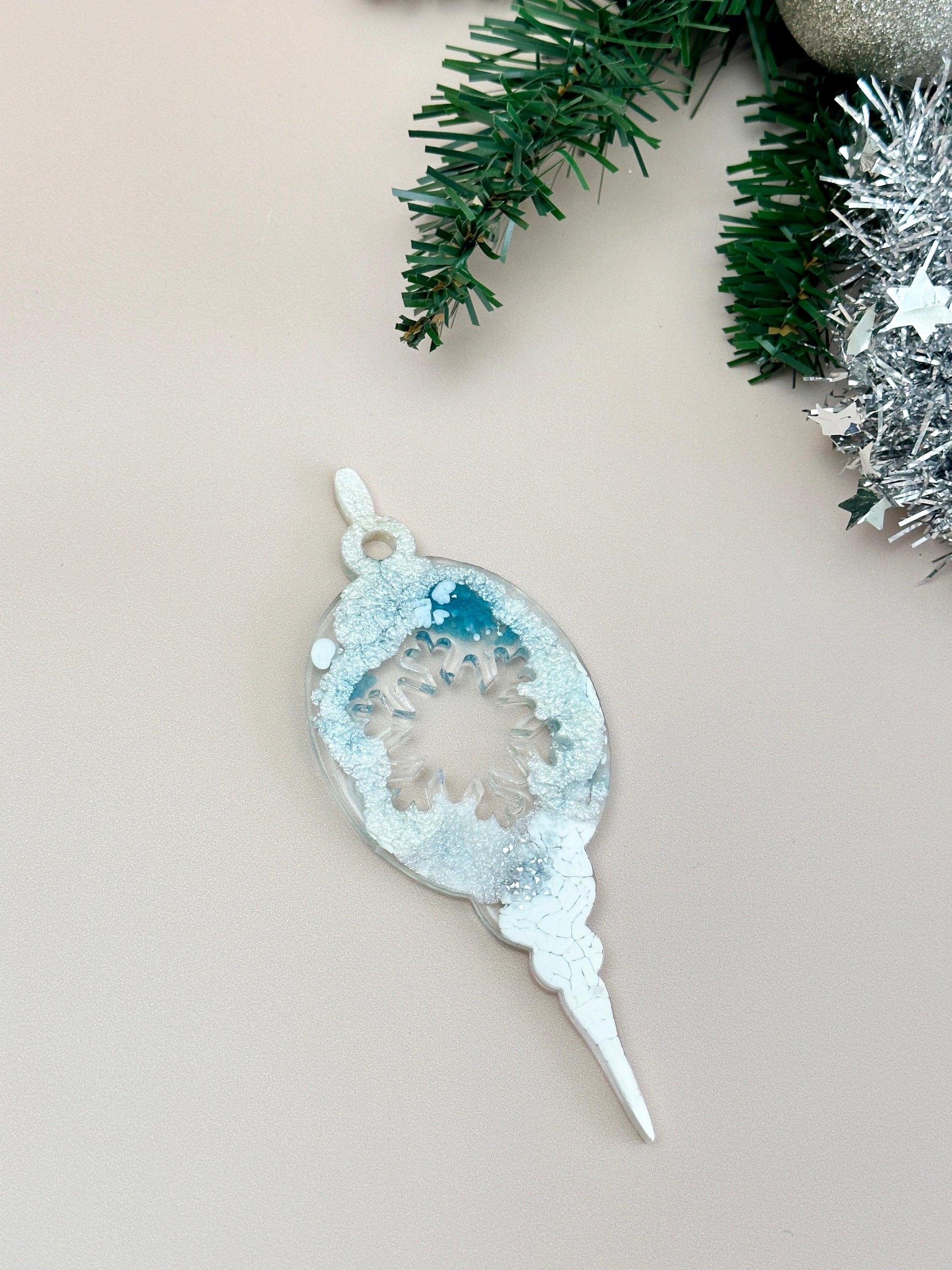 Large Snowflake Silicone Mold for Festive Candle Making and Christmas Decor - Ideas Decor Shop