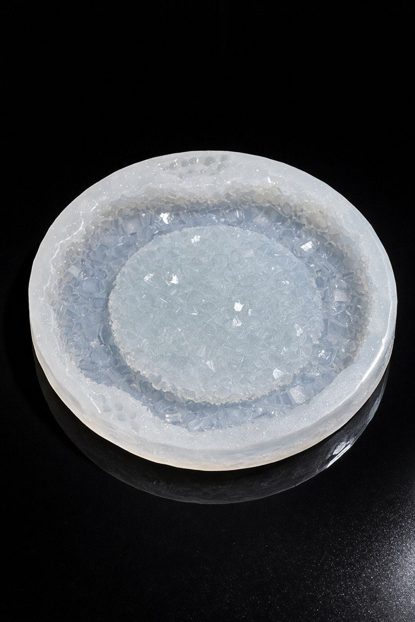 Large Sparkle Luxury Crystal Edge Silicone Druzy Mold - Glitter Resin Crafting Tool - Ideas Decor Shop