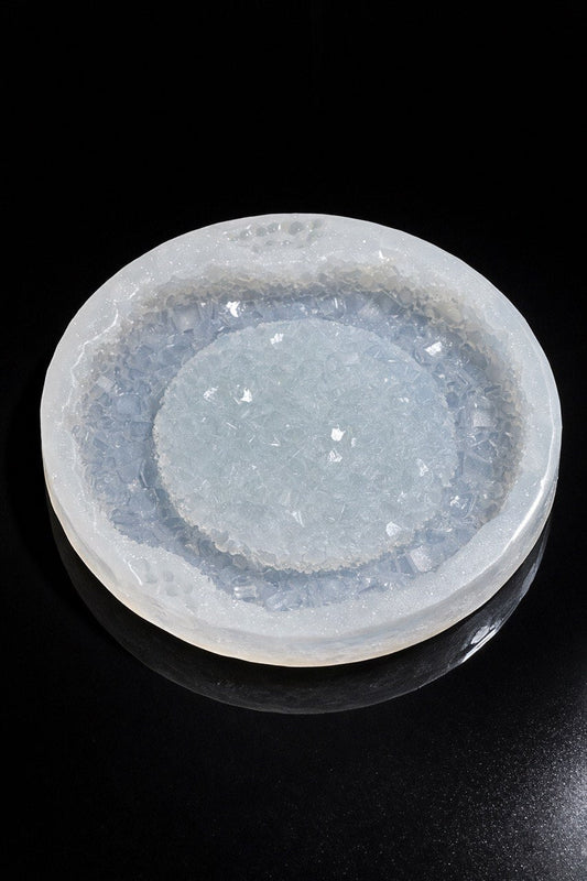 Large Sparkle Luxury Crystal Edge Silicone Druzy Mold - Glitter Resin Crafting Tool - Ideas Decor Shop