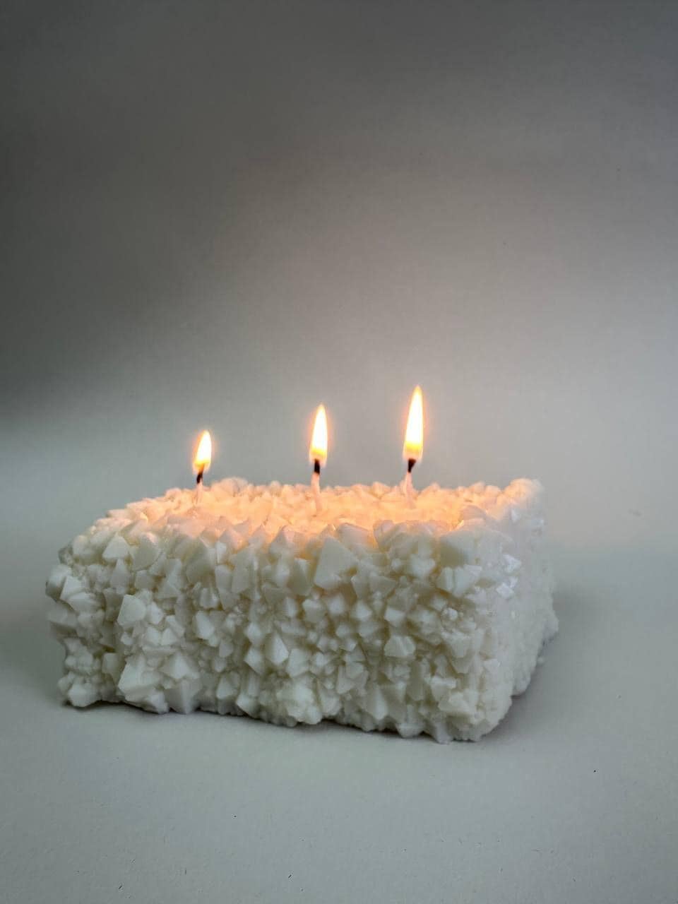 Large Square Silicone Mold for Crystal-Embedded Candle Making - Ideas Decor Shop