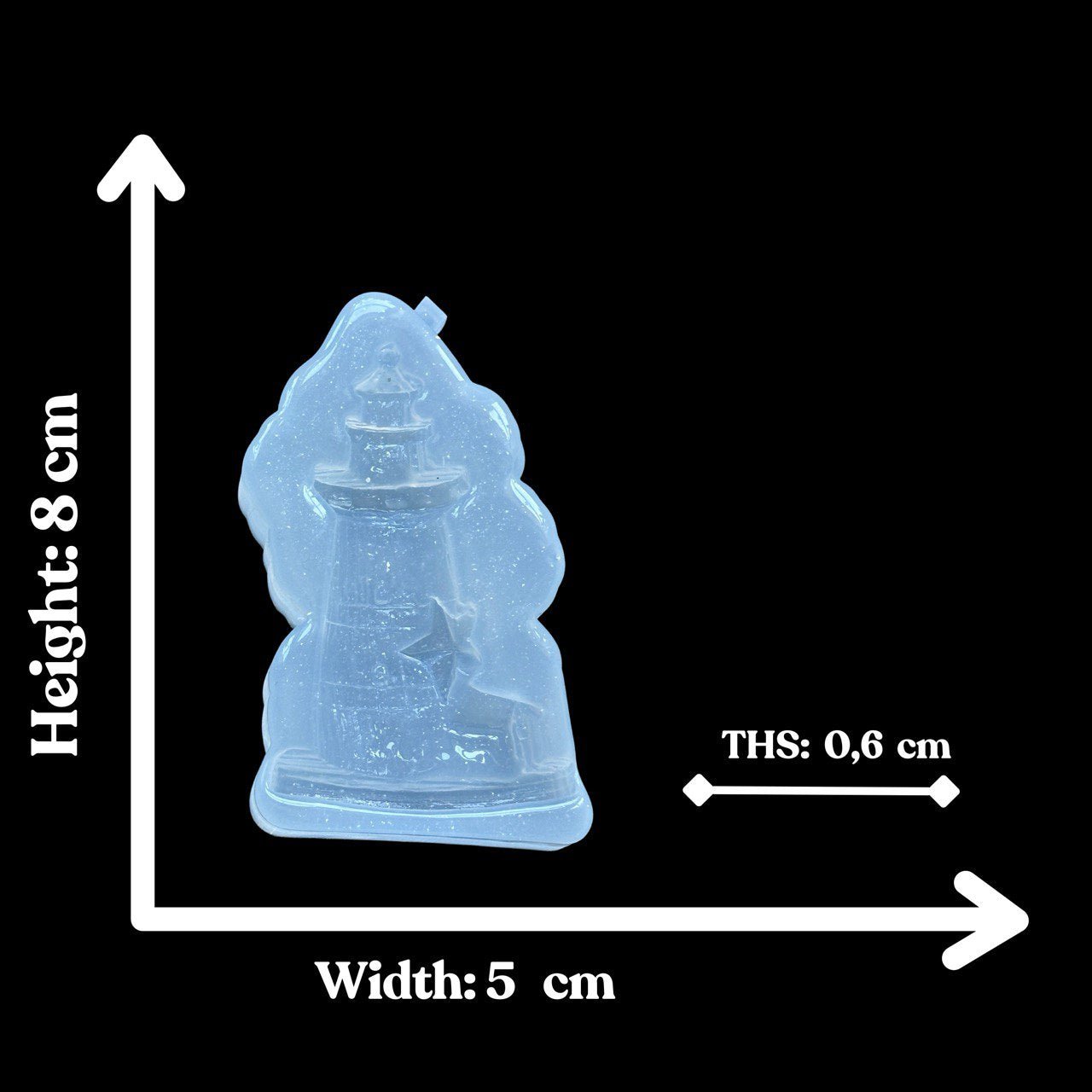 Lighthouse Silicone Mold – Nautical Resin Mold - Ideas Decor Shop