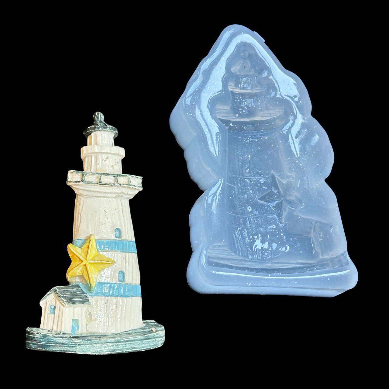 Lighthouse Silicone Mold – Nautical Resin Mold - Ideas Decor Shop