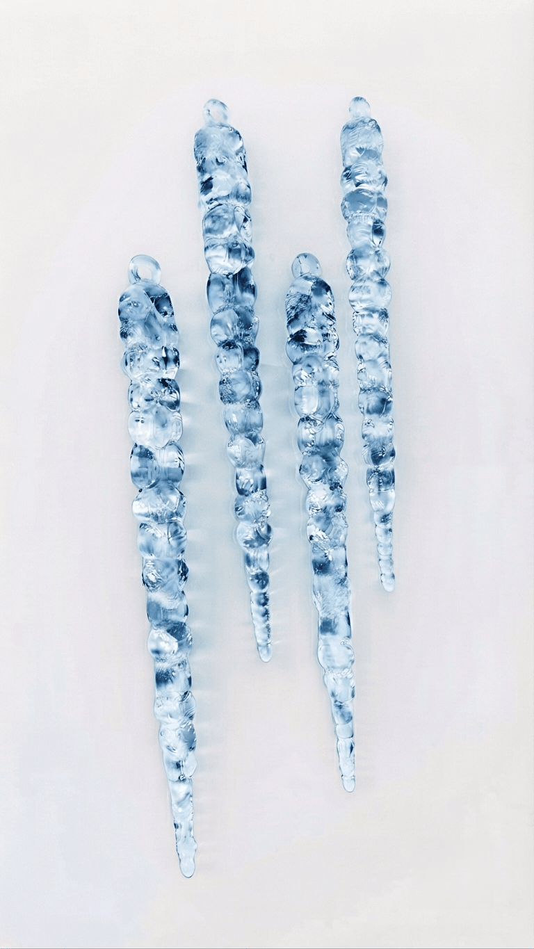 Long Crystal Icicles Silicone Mold | Set of 4 Icicle Casting Moulds - Ideas Decor Shop