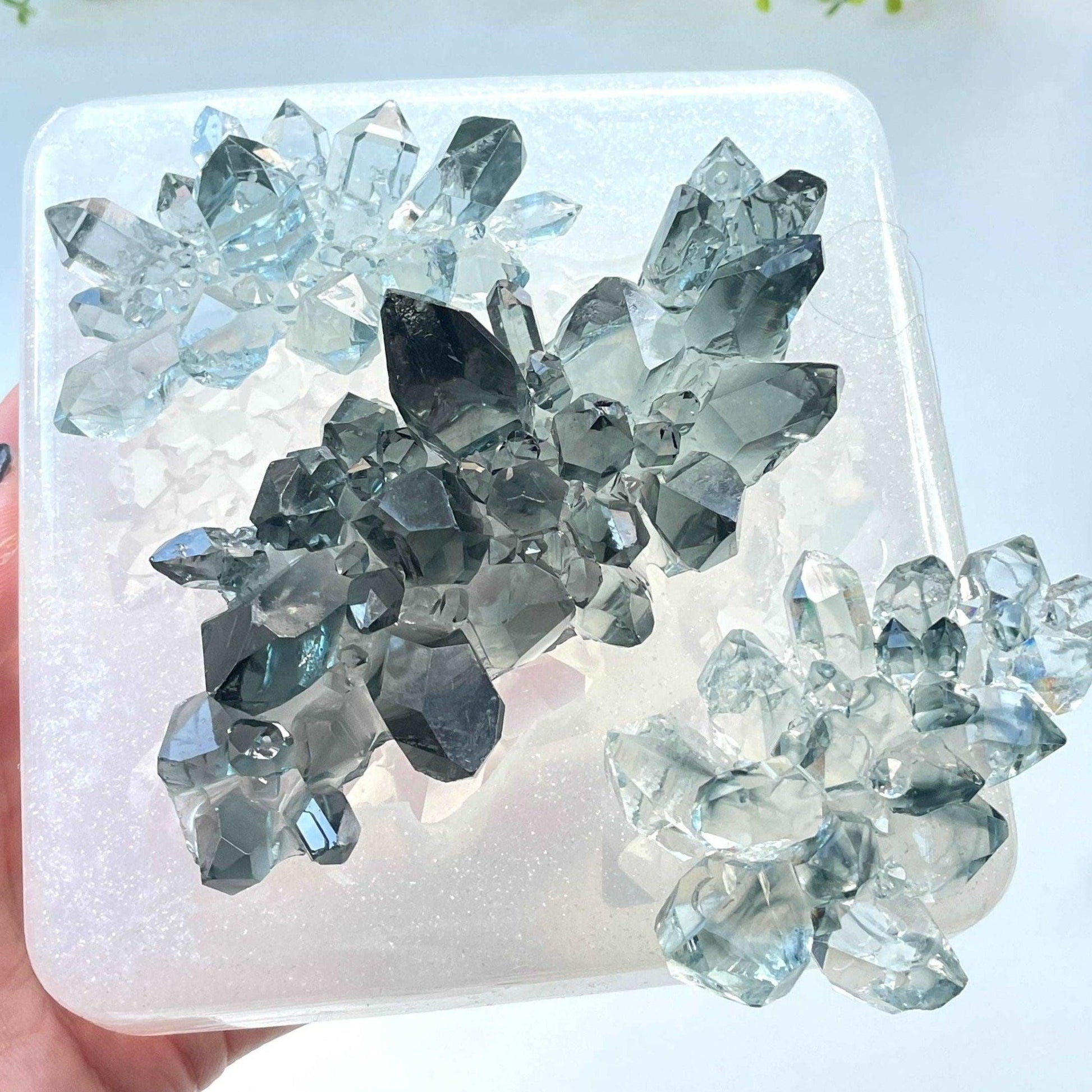Luxury 3 Piece Crystal, Stone Cluster Silicone Molds for Resin - Ideas Decor Shop