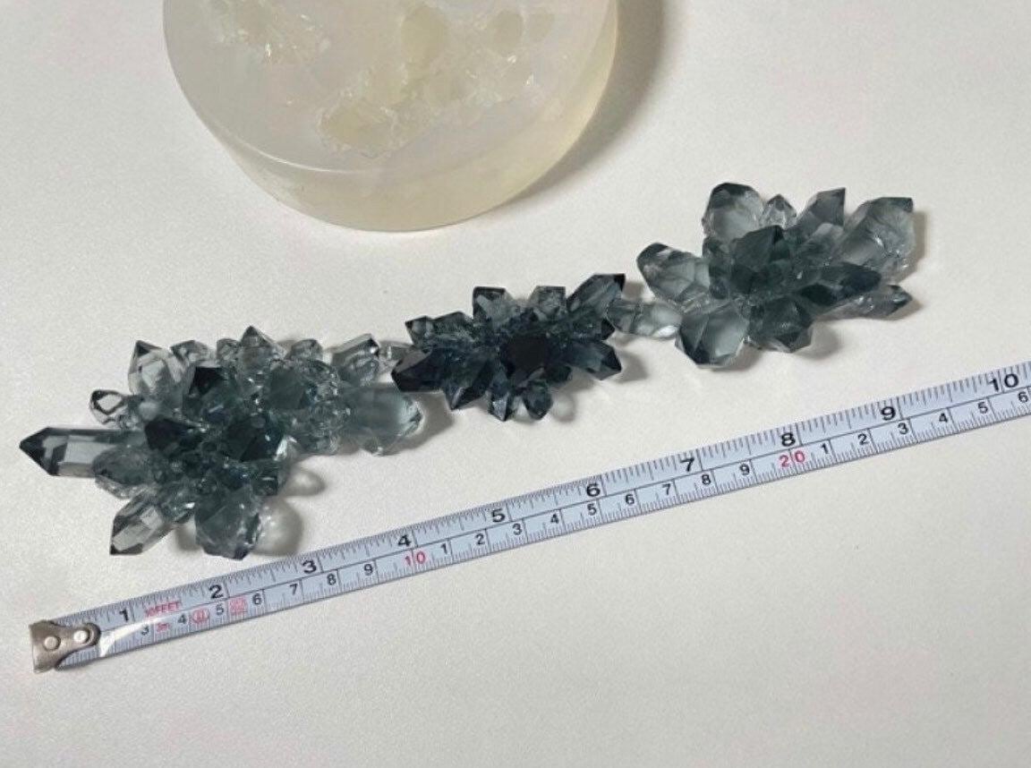 Luxury Crystal Cluster 3 Set Resin Mold - Amethyst Crystal - Ideas Decor Shop