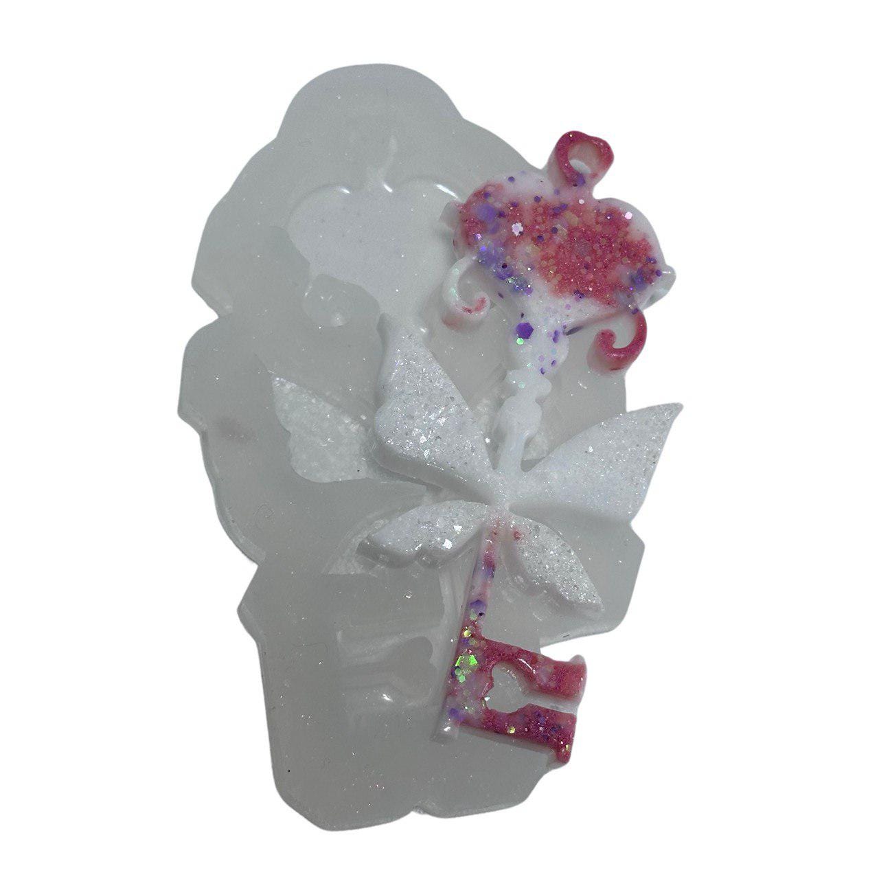 Magic Key Resin Mold with Crystal Wings - Ideas Decor Shop