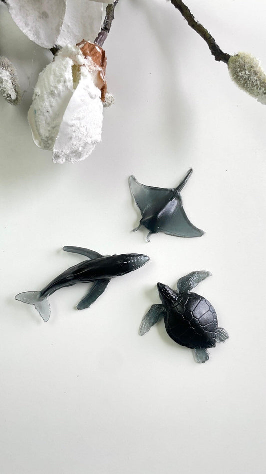 Marine Figure Silicone Molds for Epoxy Resin - Whale, Stingray, Turtle - Ideas Decor Shop