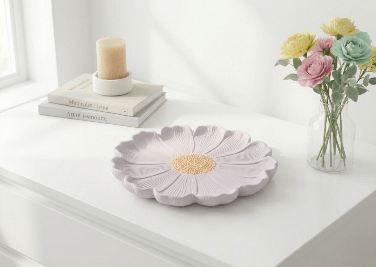 Matte Flower Tray Silicone Mold - Ideas Decor Shop