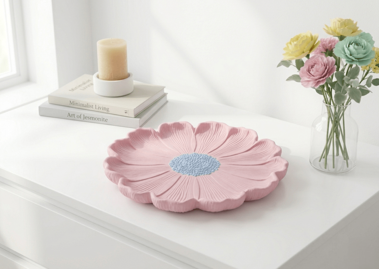 Matte Flower Tray Silicone Mold - Ideas Decor Shop