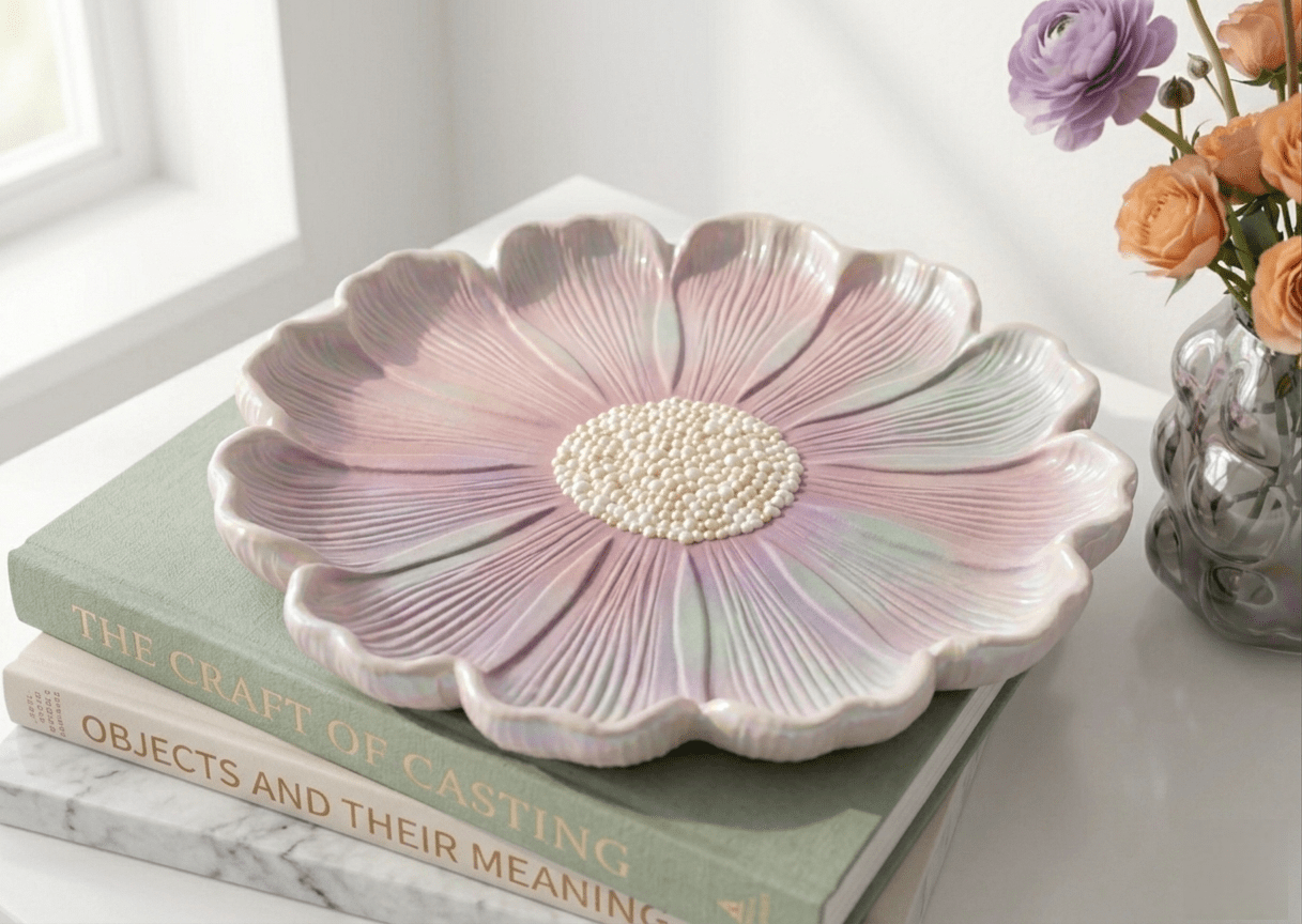 Matte Flower Tray Silicone Mold - Ideas Decor Shop