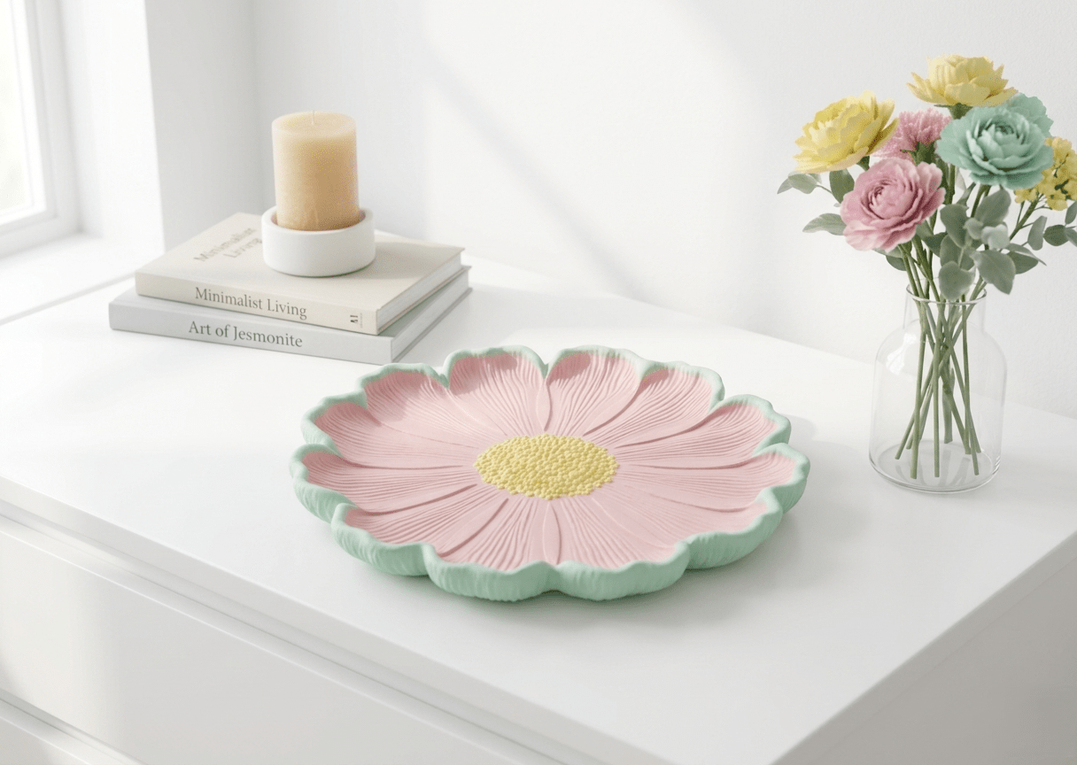 Matte Flower Tray Silicone Mold - Ideas Decor Shop