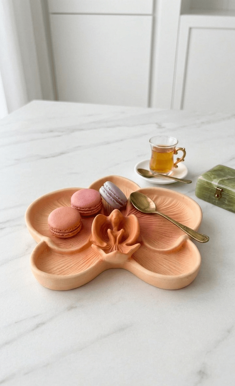 Matte Orchid Tray Silicone Mold - Ideas Decor Shop