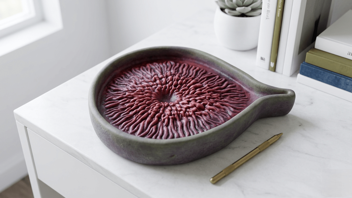 Matte Realistic Fig Tray Silicone Mold - Ideas Decor Shop