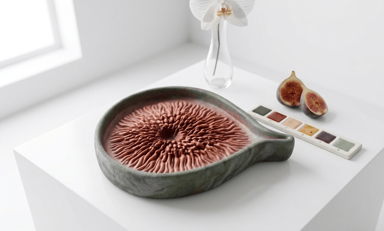 Matte Realistic Fig Tray Silicone Mold - Ideas Decor Shop