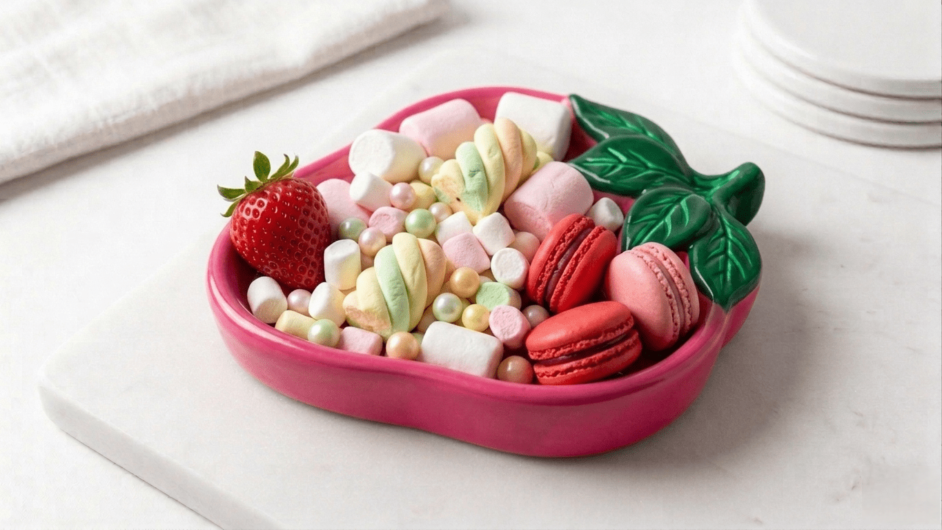 Matte Realistic Strawberry Tray Silicone Mold - Ideas Decor Shop