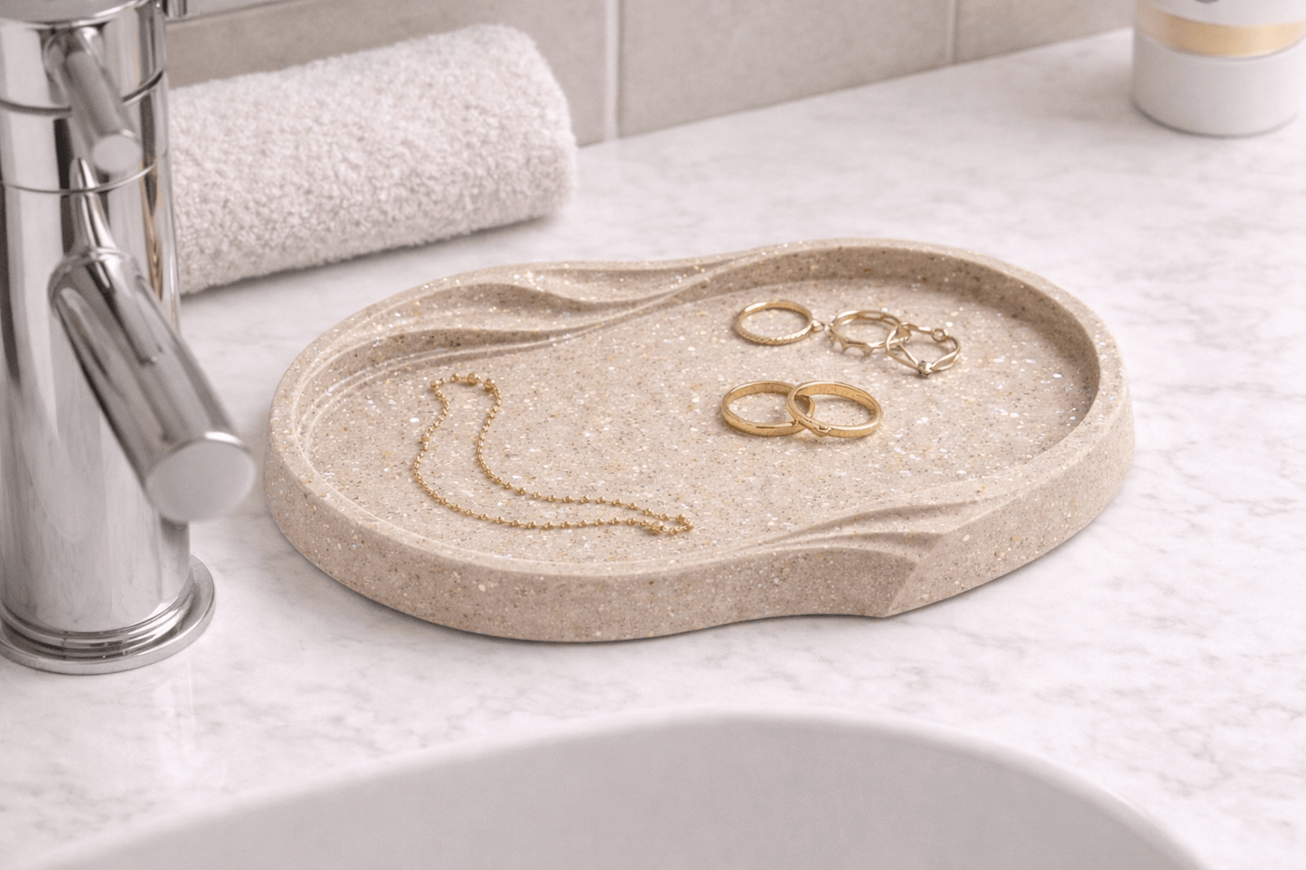 Matte Silicone Mold Stone Tray - Ideas Decor Shop