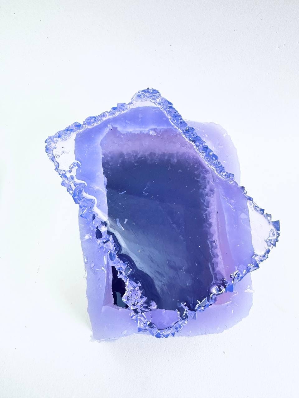 Medium Rectangular Silicone Tray Mold with Crystal Edges for Resin - Ideas Decor Shop