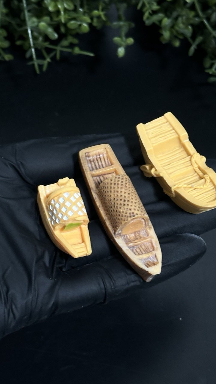 Mini Wooden Fishing Boats Silicone Mold Set - Ideas Decor Shop