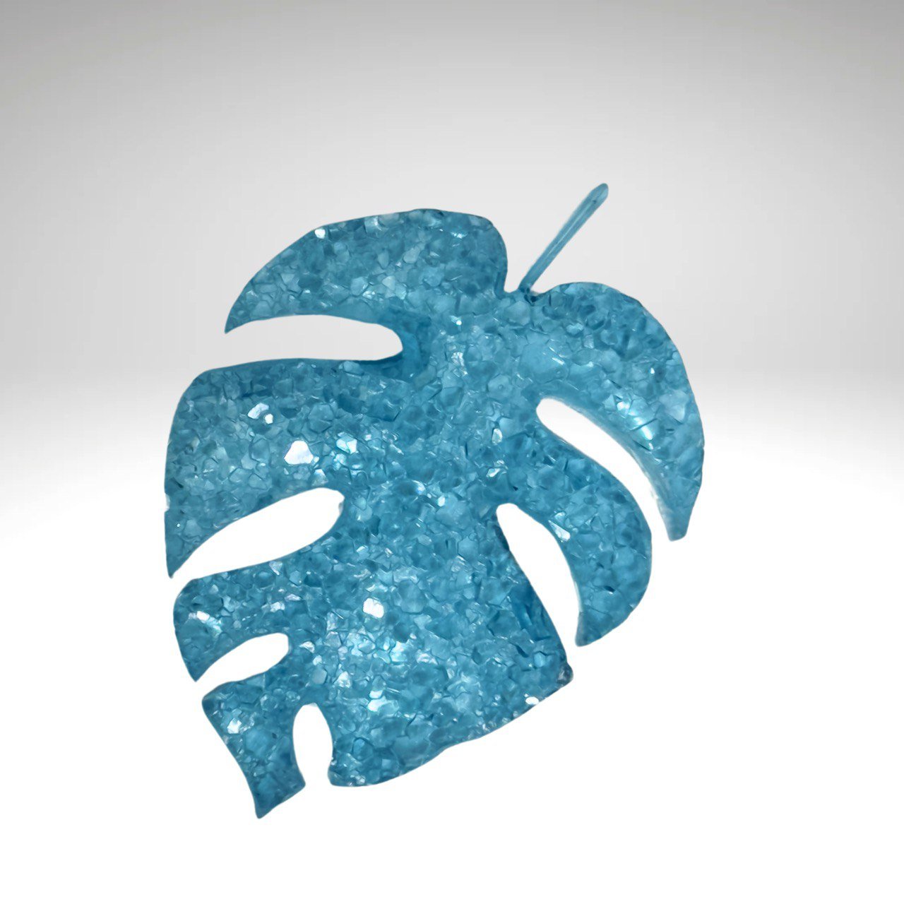 Monstera Druzy Resin Mold | DIY Keychain and Jewelry Silicone Mold - Ideas Decor Shop