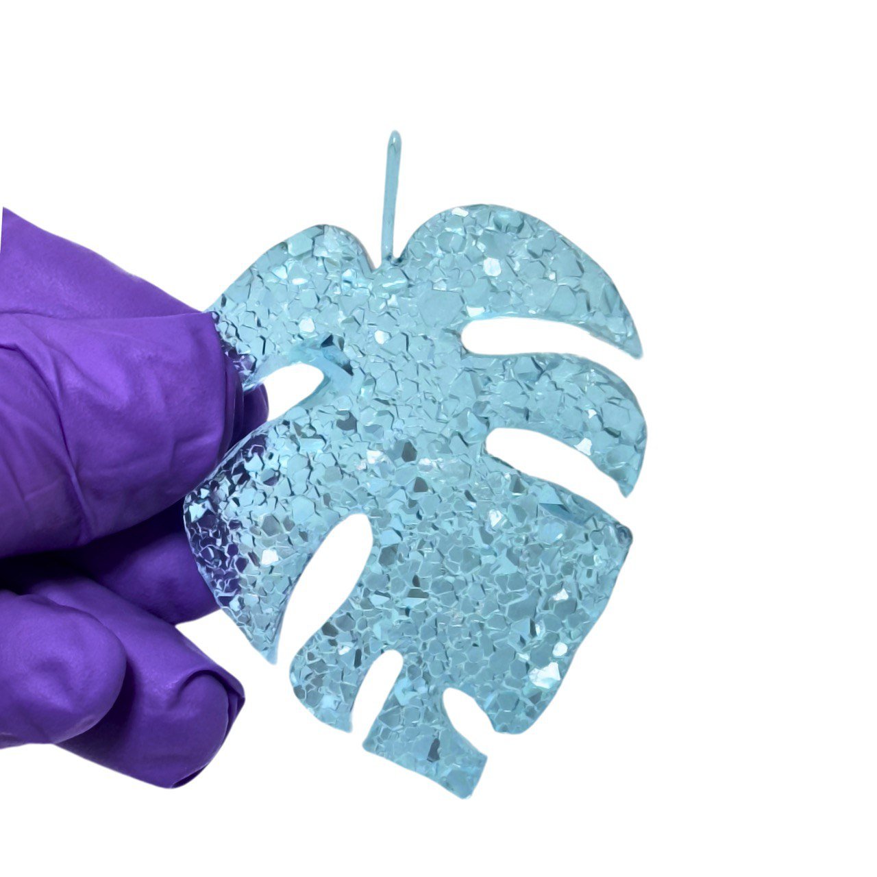 Monstera Druzy Resin Mold | DIY Keychain and Jewelry Silicone Mold - Ideas Decor Shop