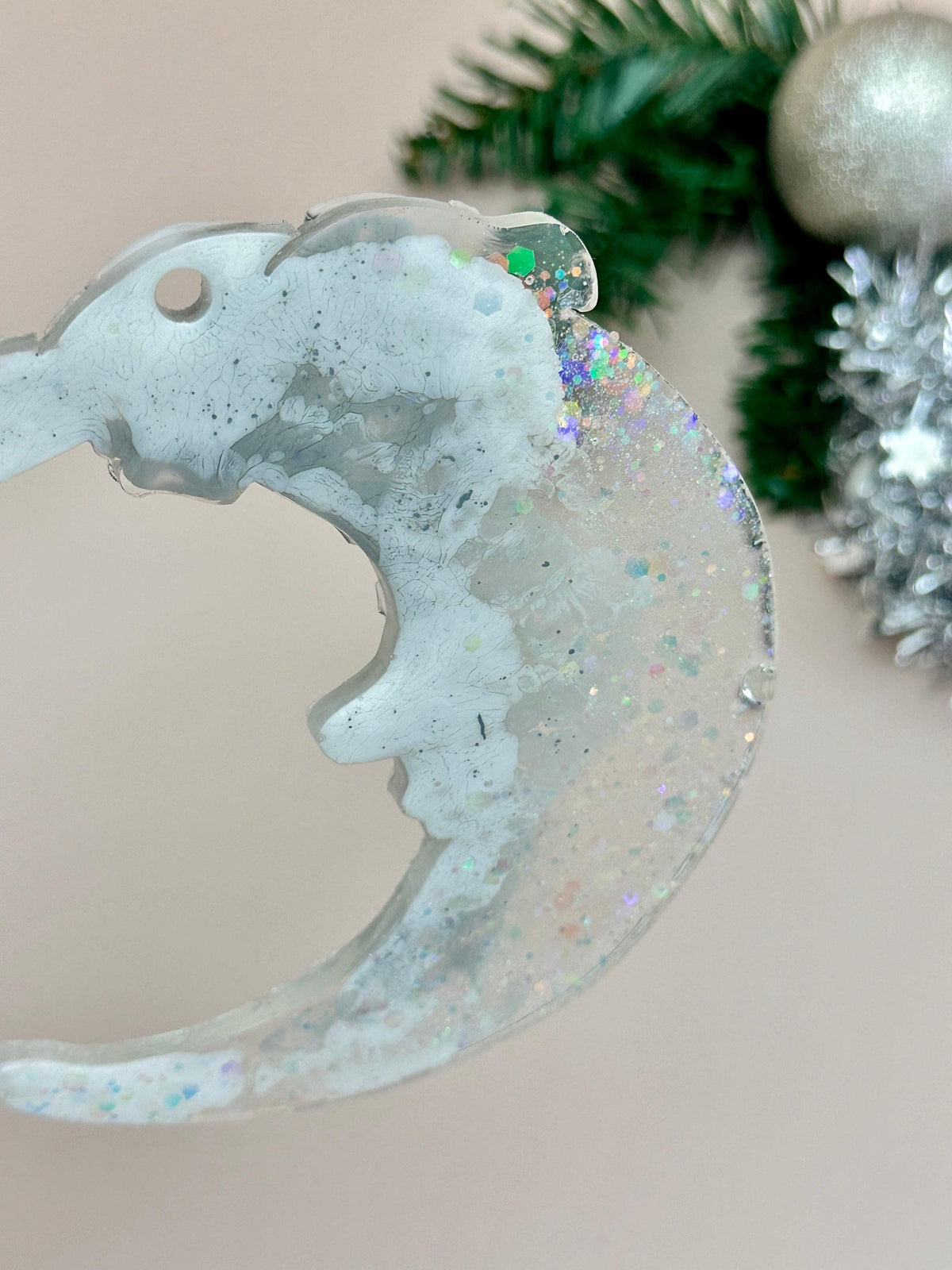 Moonlit Christmas Tree Ornament Silicone Mold – Resin Art DIY Craft - Ideas Decor Shop